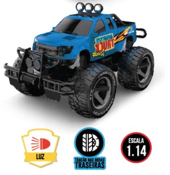 Carro Controle Remoto Monster Truck Junior Recarregável Top