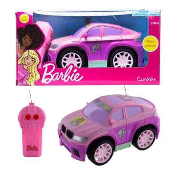 Carro Moto Controle Remoto Barbie Disney Candide