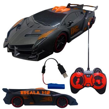Carro Controle Remoto Drift Recarregável 4x4 1:14 Esportivo Preto/Azul - ART BRINK - Carrinho de Controle Remoto - Magazine Luiza