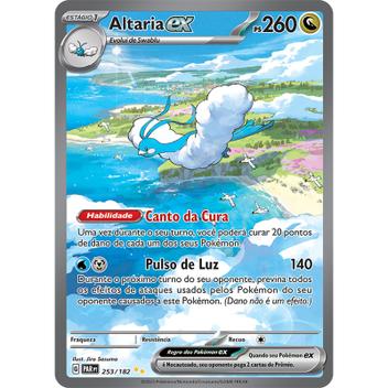 ポケカ Carta Pokémon - Altaria ex 253/182 - Fenda Paradoxal - Copag
