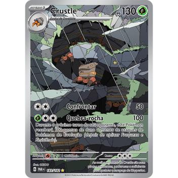 Carta Pokémon - Crustle 183/182 - Fenda Paradoxal - Copag - Deck
