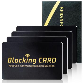 Carte Blocco RFID Confezione da 6, Protezione Passaporto Carta di Carte Blocco RFID Confezione da 6, Protezione Passaporto Carta di