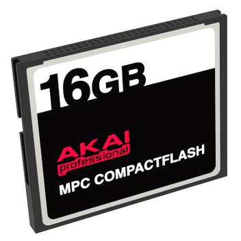 Cartão de memória Akai 16GB CompactFlash CF para MPC 500, MPC 1000