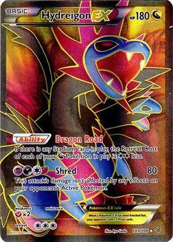 Cartão Pokémon Colecionável Hydreigon-EX - XY Roaring Skies Cartão Pokémon Colecionável Hydreigon-EX - XY Roaring Skies