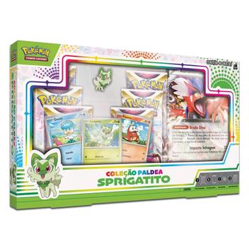 Cartas Pokémon Box Coleção Paldea Sprigatito c/ Koraidon Ex Copag - Deck de  Cartas - Magazine Luiza