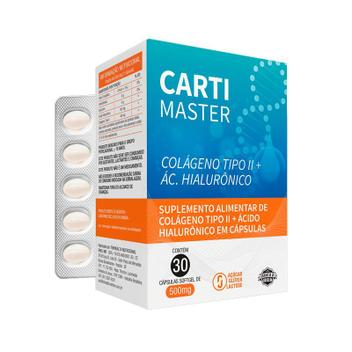 Carti Master Colágeno TipoII + Ácido Hialurônico 60 Cápsulas