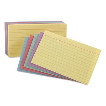 Cartões De Estudo Zaviko 200 Unidades - Amarelo 7x12cm, Ideal Para Anotações