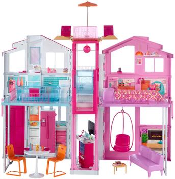 Casa da Barbie 3 andares  Trocamos a antiga casinha da Barbie por