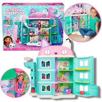 Casa De Boneca Da Gabby Dollhouse Playset 60cm Com Som Sunny - Spin ...