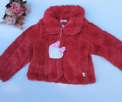 Casaco de inverno infantil feminino grosso com pel cia Casaco e