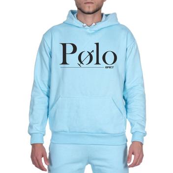 dark blue polo moletom com capuz