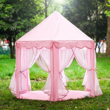 Princesa Castelo Barraca Com Brilho Na Escuridão Estrelas , Dobrável Pop-Up  Rosa Barraca Para Crianças Interior & Exterior Jogar , Portátil Carregar  Sacola Incluído , Ótimo Natal Presente Para Crianças , Rosa