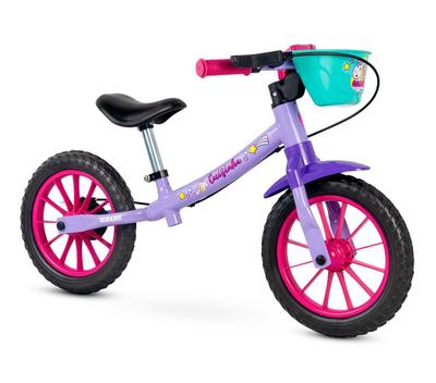 Bicicleta Caloi Balance Cecizinha Aro 12 Rígida 1 Marcha - Lilás