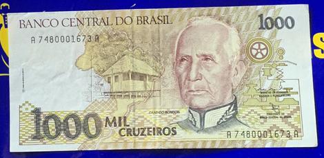 Banco Central Do Brazil 1000 Cruzerio - UNC