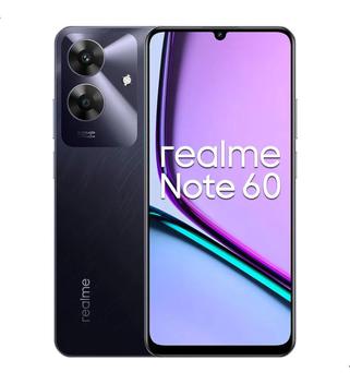 Celular Realme Note 60X 128GB 4GB Ram - Marble black(Preto