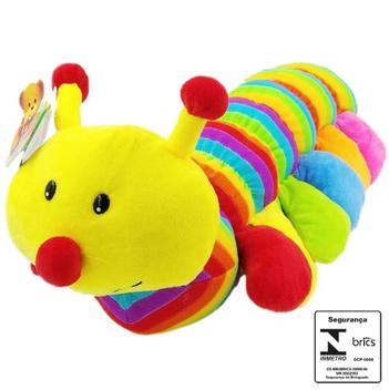 Centopeia Colorida de Pelúcia 50cm - Fizzy FE7310 - Pelúcia - Magazine ...