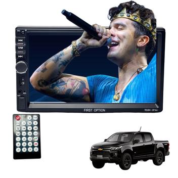 Central Multimidia MP5 CarPlay Android Auto 2 Din 7 Polegadas S10 1995 ...