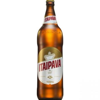 Garrafa de cerveja Itaipava tamanho 1 litro