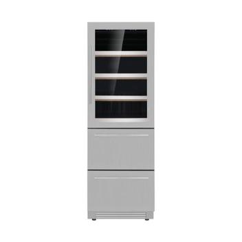 Geladeira/refrigerador 398 Litros 3 Portas Inox - Cuisinart - 220v - 4093160003