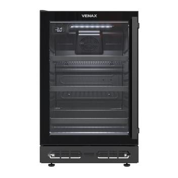 Geladeira/refrigerador 82 Litros 1 Porta Preto Top Light-in Invertida - Venax - 220v