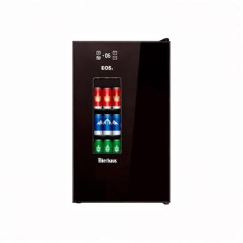 Geladeira/refrigerador 76 Litros 1 Porta Black Glass - Eos - 220v - Ece90