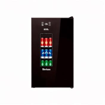 Geladeira/refrigerador 76 Litros 1 Porta Black Glass - Eos - 220v - Ece90