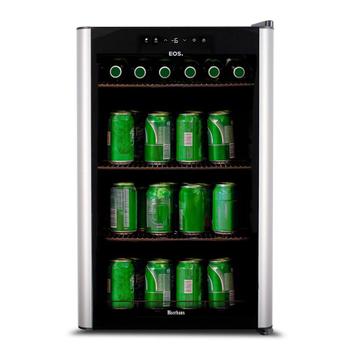 Geladeira/refrigerador 76 Litros 1 Porta Inox Porta de Vidro - Eos - 220v - Ece80