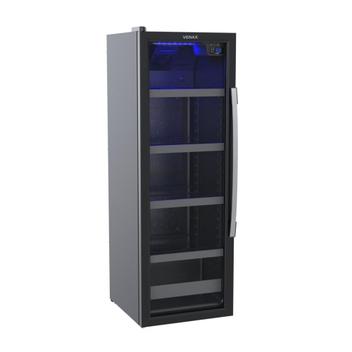 Geladeira/refrigerador 209 Litros 1 Porta Cinza Blue Light Invertida - Venax - 110v - Expvq200