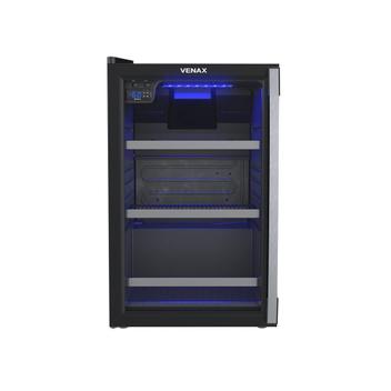 Geladeira/refrigerador 102 Litros 1 Porta Cinza Porta Invertida - Venax - 220v - Expvbl102