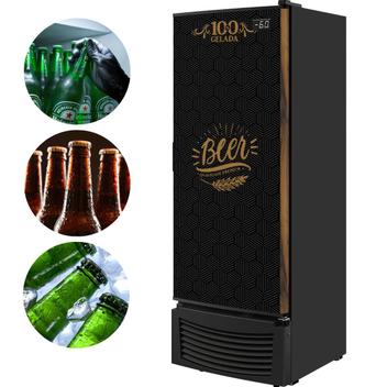 Geladeira/refrigerador 569 Litros 1 Porta Adesivado Porta de Chapa - Fricon - 110v - Vcfc 569 C