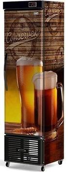 Geladeira/refrigerador 250 Litros 1 Porta Adesivado Pub - Conservex - 220v - Crv-250/p