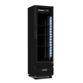 Geladeira/refrigerador 244 Litros 1 Porta Preto Full Black Porta de Vidro - Imbera Beyond Cooling - 220v - Ccv144
