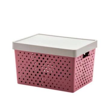 Sacoche Vélo Klickfix Alingo GT - Panier Shopping Rouge/Crème - 20L - Neuf