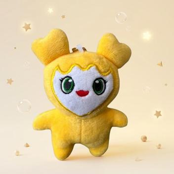 Chaveiro de Pelúcia K-Pop TWICE Lovely Momo 10cm Colecionável