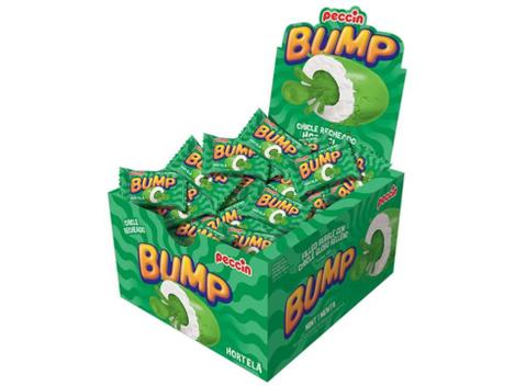 Chiclete Bump Hortelã Caixa C/40unid - 140g - PECCIN - Chicletes e