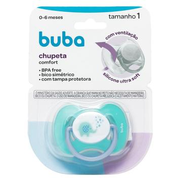 Chupeta Bico Silicone Ultra Soft Comfort 0 A 6 Meses Buba