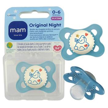 Chupeta MAM Original Night 0-6 Meses Brilha No Escuro Menino Menina Mam ...