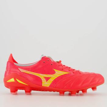 Chuteira Mizuno Morelia Neo IV Japan Campo Vermelha - Chuteira