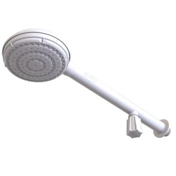 Chuveiro Água Fria Com Registro ½” X 4” Branco Durín - Chuveiro ...