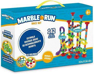 Circuito de Bolinhas Infantil Marble Run Race Set 142 Peças Multikids ...