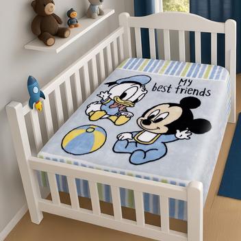 Cobertor De Bebê Jolitex Ternille Raschel -Mickey e Donald - Cobertor ...