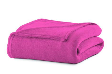 Cobertor Manta Microfibra Casal 1,80 x 2,20m Liso Camesa - Manta