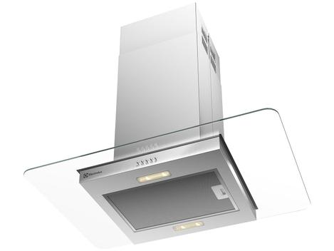 Coifa de Ilha Electrolux 90cm de Vidro Efficient com Luz de Led (CE9IX)