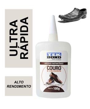 cola para tênis,sapatos, solados tek bond instantâneo 100g - tekbond ...