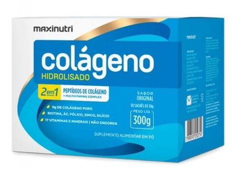 Colágeno Hidrolisado 2 em 1 (30 Sachês de 10g) - Sabor: Original ...