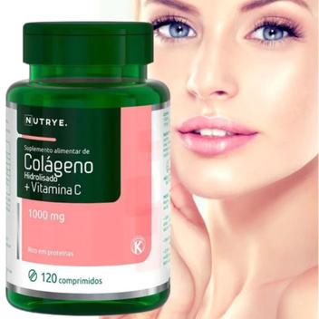 Colágeno Hidrolisado com Vitamina C 120 comp - Nutrye - Colágeno ...