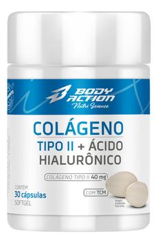 Colágeno Tipo 2 Com Ácido Hialurônico 30 Caps Bodyaction - Colágeno ...