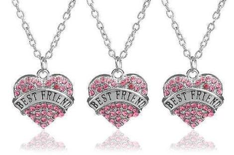 Colar Best Friends Forever Amizade Folheado Ouro 18k - B3 - Milena