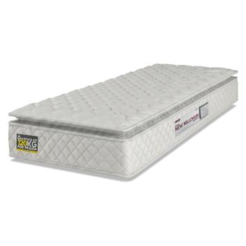 Oferta kto - Colchão Solteiro Espuma D33 Pillow Top 88x188x19cm New Millenium Branco Hellen - Suporta Até 120 Kg Por Pessoa - Magazine Luiza