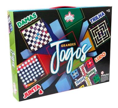 Coleção 4 Grandes Jogos De Tabuleiro Big Star - Jogos de Tabuleiro ...